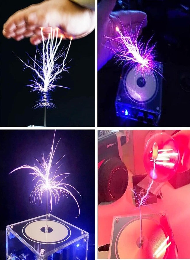 Yoqanr Musical Tesla Coil Speaker Bluetooth Music Tesla Coil Cool Gadgets Arc Plasma Loudspeaker Wireless Transmission Experiment Desktop Toy Model Science Education Tesla Toy - Image 3